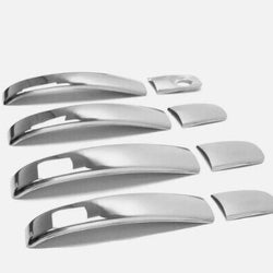 Chrome Door Handle Covers 4 Doors S. Steel For Trafic/Primastar/Vivaro 2001-2014