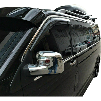 Chrome Mirror Cover 2Pcs S.Steel For VW T5/TRANSPORTER/CADDY (LHD) 2003-2009