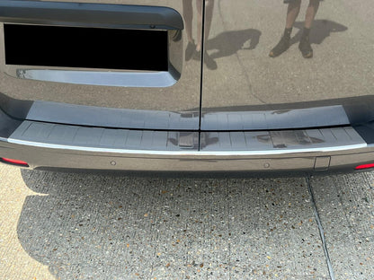 Chrome Rear Bumper Stainless Steel For PEUGEOT EXPERT/TRAVELLER 2016-2023