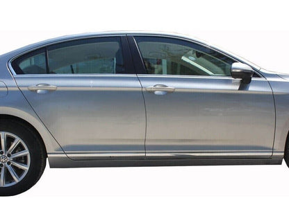 Chrome Side Door Streamer Strips 8Pcs S. Steel FOR VW Passat B8 B8.5 2014-2023