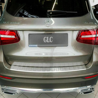 Chrome Rear Bumper Protector Stainless Steel For FOR MERCEDES GLC X253 2015-2017
