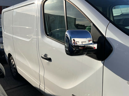 Chrome Wing Mirror Cover Caps 2Pcs Abs Plastic For VIVARO/TRAFIC/TALENTO/NV300