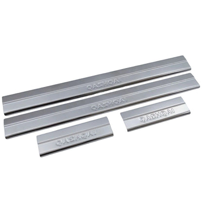 Chrome Door Sill Cover 4Door 4Pcs S.Steel For Nissan Qashqai J10,J11 2006-2019