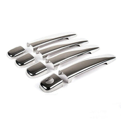 Chrome Door Handle Cover 4Door S.STEEL Peugeot 307 SW Citroen C3 2001-2008