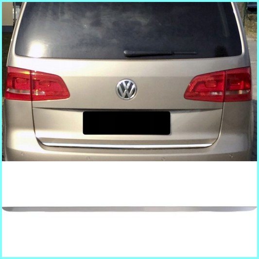 Chrome Rear Trunk Tailgate Lid Molding Trim For VW Touran  1T1 1T2 1T3 2003-2014