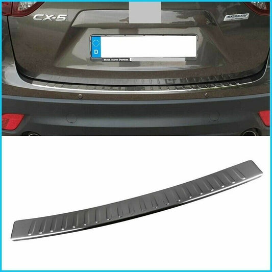 Chrome Rear Bumper Protector Scratch Guard S.Steel For Mazda CX 5 2011-2016