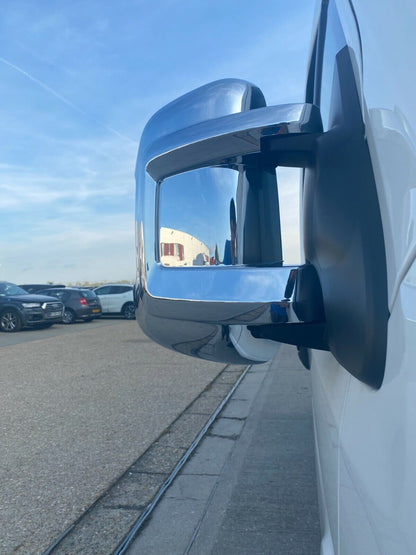 CHROME WING MIRROR COVER ABS FOR FIAT DUCATO/CITROEN RELAY/PEUGEOT BOXER 2006-24