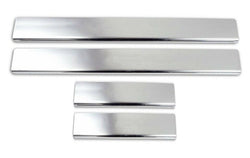 Chrome Door Sill Scratch Guard 4Pcs For PEUGEOT 407 2004-2010