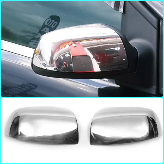 Chrome Door Wing Mirror Cover 2Pcs For Ford C-Max/Fiesta V/Focus MK2/Fusion