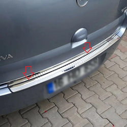 Chrome Rear Bumper Protector For Vauxhall Opel Meriva A 2002-2010