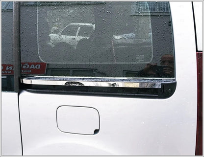 Chrome Side Door Sliding Rail Trim 2 pcs For Citroen BERLINGO II 2008 to 2018