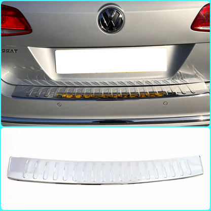 Chrome Rear Bumper Protector Stainless Steel For VW PASSAT 3C B7 SW 2010-2014