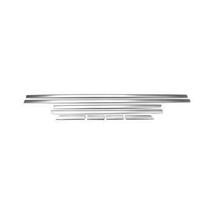 Chrome Side Door Streamer Strips 8Pcs S. Steel FOR VW Passat B8 B8.5 2014-2023