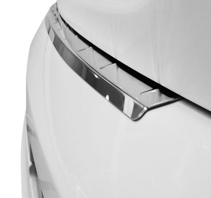 Chrome Rear Bumper Protector Scratch Guard S.Steel For Audi Q7 4L 2006-2015