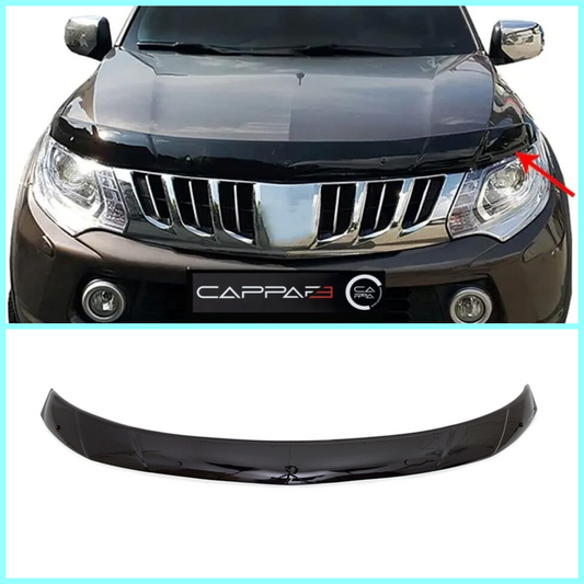 BONNET WIND STONE DEFLECTOR PROTECTOR FOR MITSUBISHI L200 2015-2019