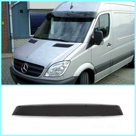 ABS SUN VISOR SOILD BLACK ACRYLIC Compatible For MERCEDES SPRINTER W907 2018-22