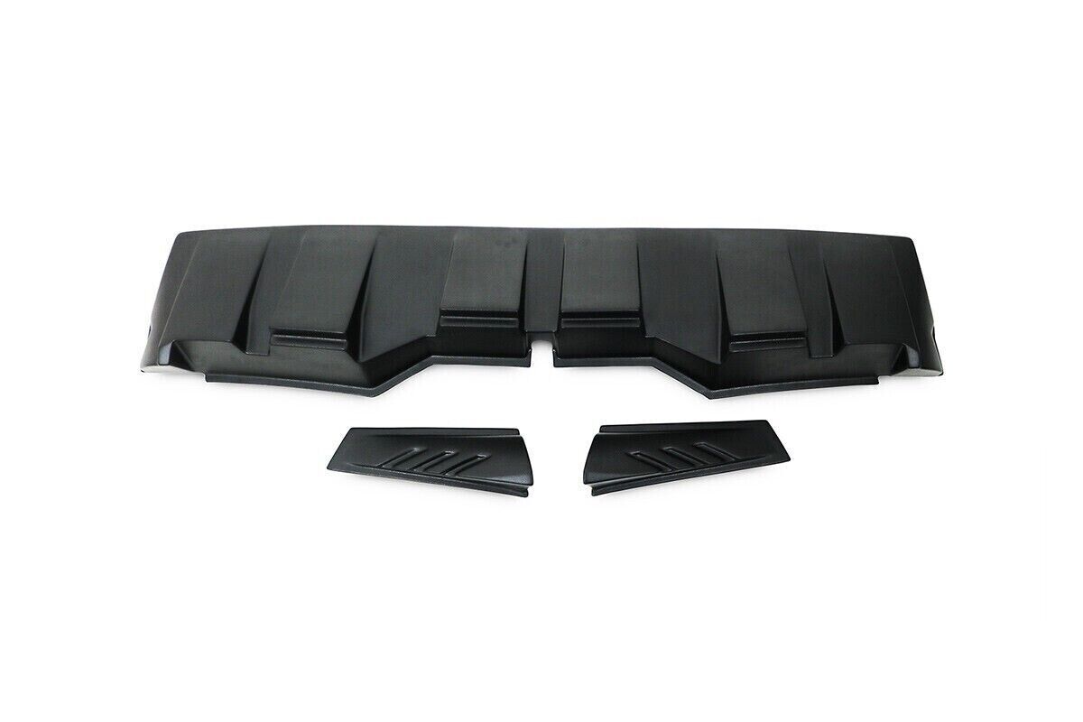 Rear Window Spoiler 3 Pieces ABS Plastic Black For Dacia Duster 2018-2021