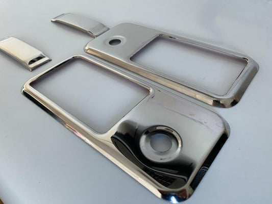 FOR VOLVO FH/FM CHROME DOOR HANDLE COVER SET 4 PCS S.STEEL