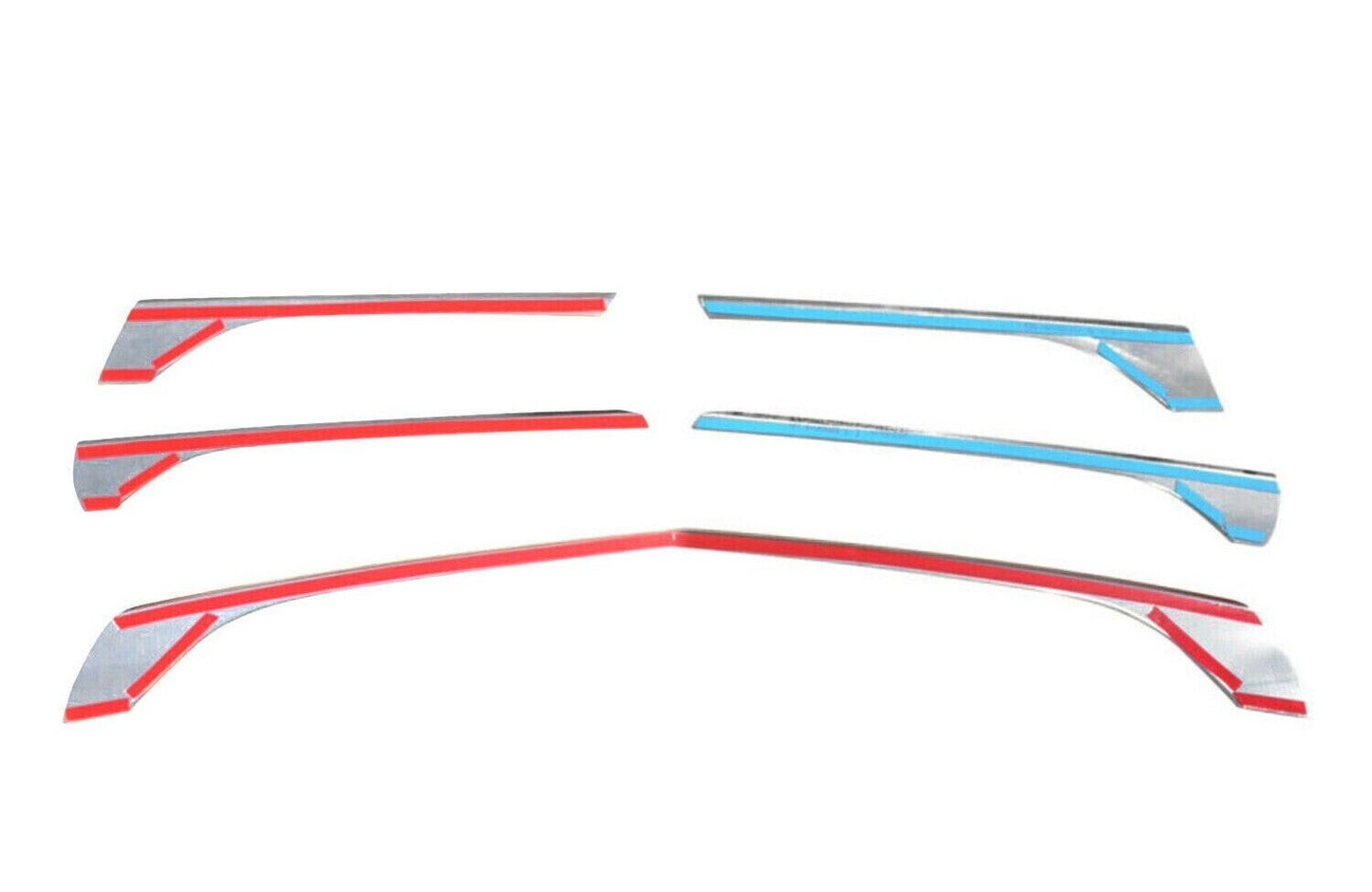 Chrome Front Grill Streamer 5 Pcs S.Steel For Mercedes Vito W447 2014-2020