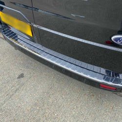 Chrome Rear Bumper Protector For Ford Transit Custom Tourneo 2012-2023