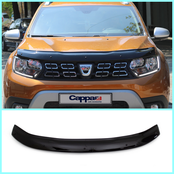 BONNET WIND STONE DEFLECTOR PROTECTOR FOR DACIA DUSTER II 2018-2023