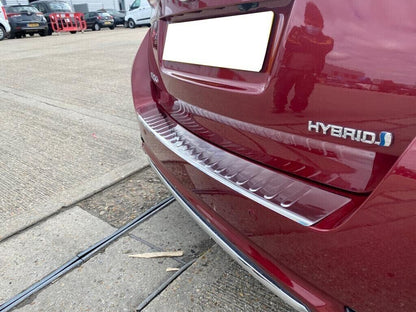 Chrome Rear Bumper Protector Scratch Guard FIT Toyota Auris Touring Sports 14-18