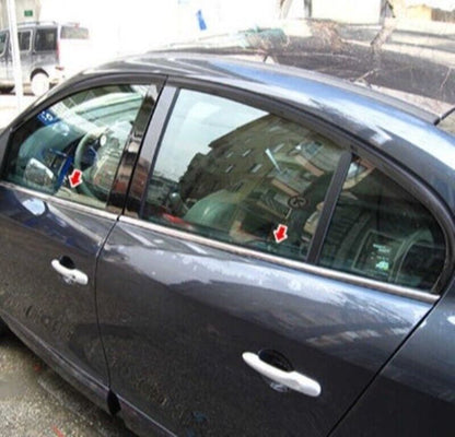 Chrome Windows Frame Trims 4pcs S.STEEL For R. Fluence Saloon 2010 onwards