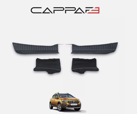 Luggage Protection Threshold Black ABS 4pcs For DACIA SANDERO III HB 5D 2021-24