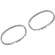 Chrome Fog Lamp Rim Cover 2Pcs  S.Steel Fits Mercedes Sprinter W906 2014-2017