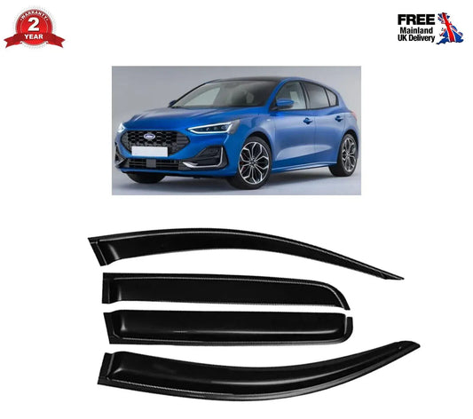 Wind Rain Deflectors LH & RH (4 pcs) For Ford Focus MK4 2018 Onwards