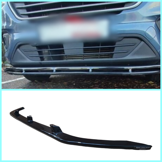 Lower Front Gloss Black ABS Splitter Bumper Lip For FORD TOURNEO CUSTOM 2012-17