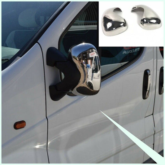 Abs Chrome Wing Mirror Cover Caps 2Pieces For VIVARO/TRAFIC/PRIMASTAR[2001-2014]