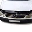 Sun Visor and Bug Guard Solid Black Acrylic For MERCEDES BENZ VITO W639 2003-14