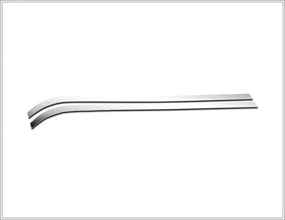 Chrome Side Door Sliding Rail Trim 2 pcs S.STEEL Peugeot Partner Tepee 2008-2018
