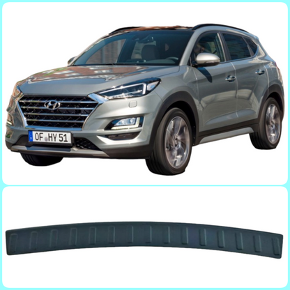 Abs Plastic Rear Bumper Protector For Hyundai Tucson 2 V2A 5 2018-2020