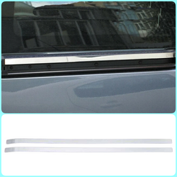 Chrome Side Door Sliding Rail Trim 2 pcs S.STEEL Peugeot Partner Tepee 2008-2018