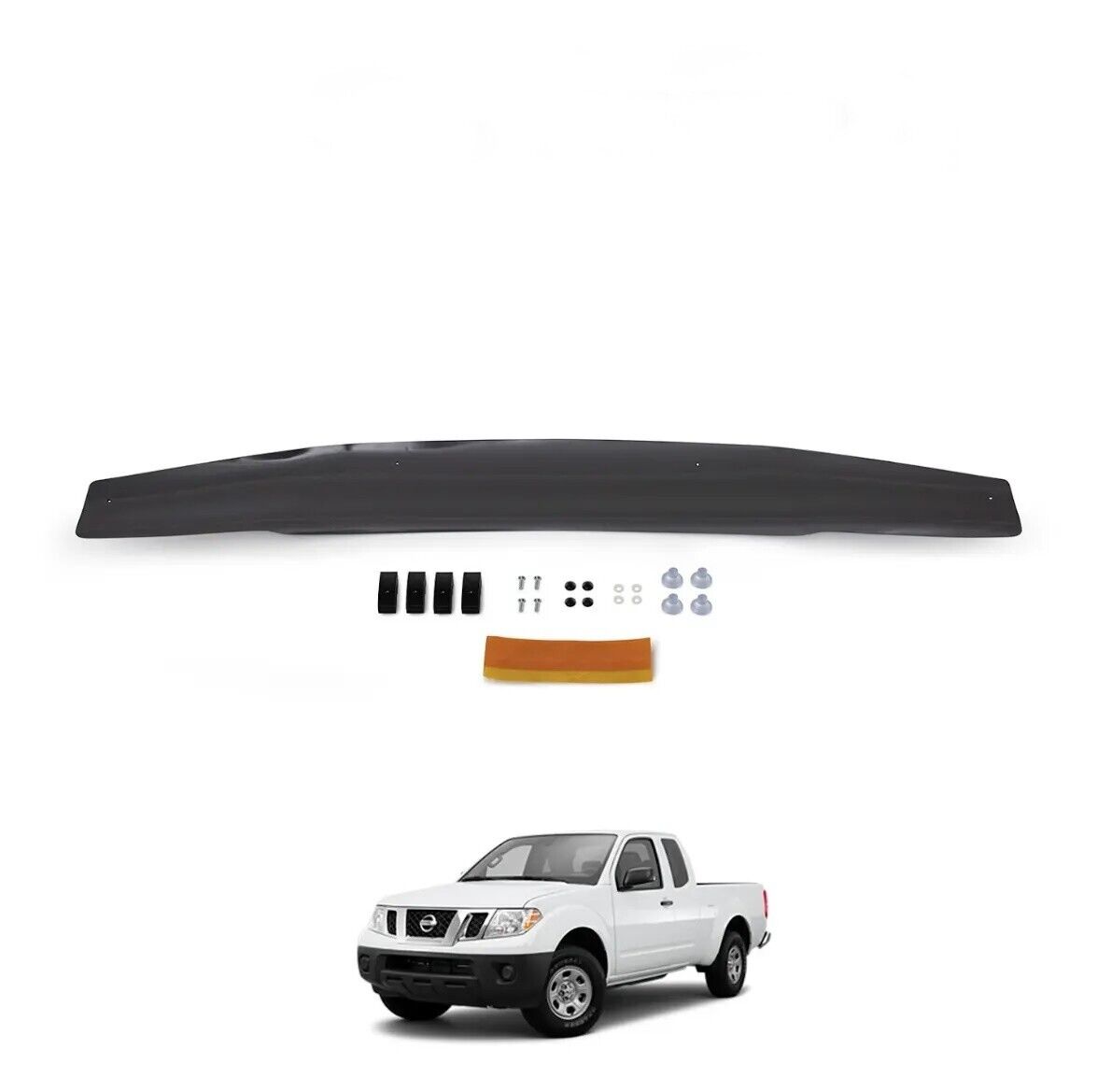 BONNET WIND STONE DEFLECTOR PROTECTOR FOR NISSAN NAVARA D40 2005-2010