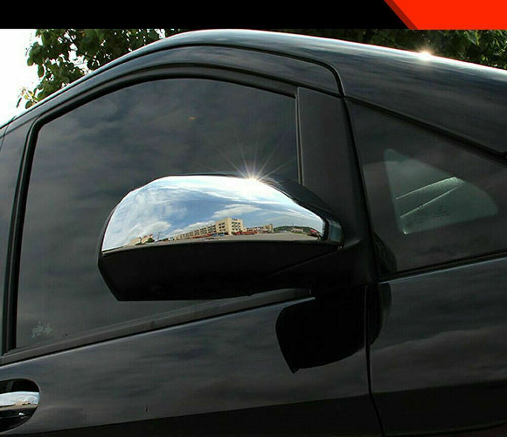 Abs Chrome Wing Mirror Cover 2Pcs For M.Benz Vito W447 /Vito Taxi W447 2014-2024