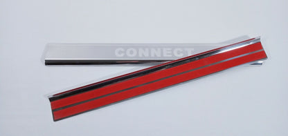 Chrome Door Sill Scratch Guard 2Dr For Ford Transit Tourneo Connect 2002-2013