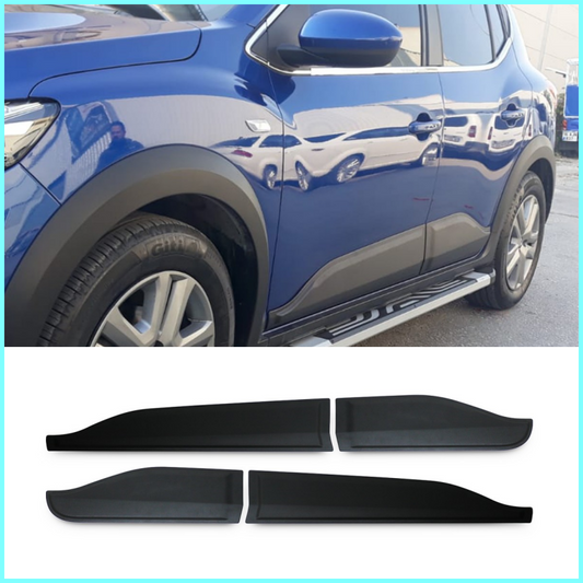 SIDE DOORS BODY CLADDING 4Dr 4Pcs FOR DACIA SANDERO STEPWAY 2020-2023