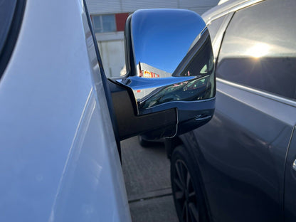 Chrome Wing Mirror Cover Caps 2Pcs Abs Plastic For VIVARO/TRAFIC/TALENTO/NV300