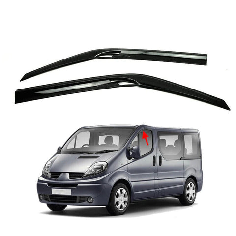 Wind Rain Deflectors LH & RH (2 pcs) For R. TRAFIC 2001-2014