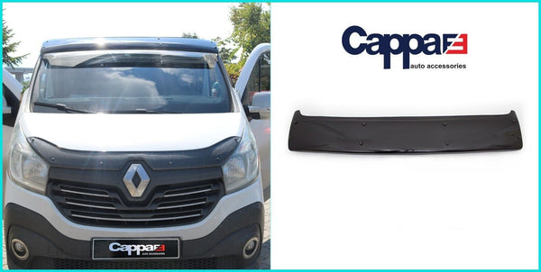 ABS SUN VISOR SOILD BLACK ACRYLIC Compatible For RENAULT TRAFIC/VAUXHALL VIVARO