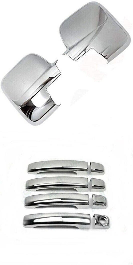 Abs Chrome Mirror Covers 2Pcs&Door Handle Cover For VIVARO/TRAFIC/TALENTO/NV300