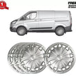 16" Wheel Trim Hub Cap Trim Covers 4x Fits Ford Transit MK8 2014 ONWARDS