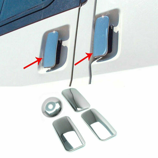 Chrome Door Handle Cover 3Dr 4pieces S.STEEL For Ford TRANSIT MK6 MK7 2000-2013