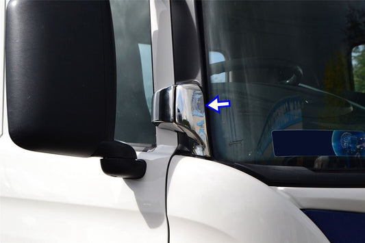 Scania R/P/G 2009-2016 Chrome Mirror Arm Bracket Covers 2Pieces S.Steel