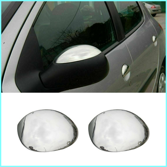 Chrome  Mirror Cover 2Pcs Stainless Steel For Citroen C2 /C3 MK1 / XSARA PICASSO