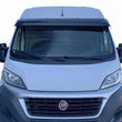 Sun Visor and Bug Guard Solid Black Acrylic For DUCATO/BOXER/RELAY 2006-2014