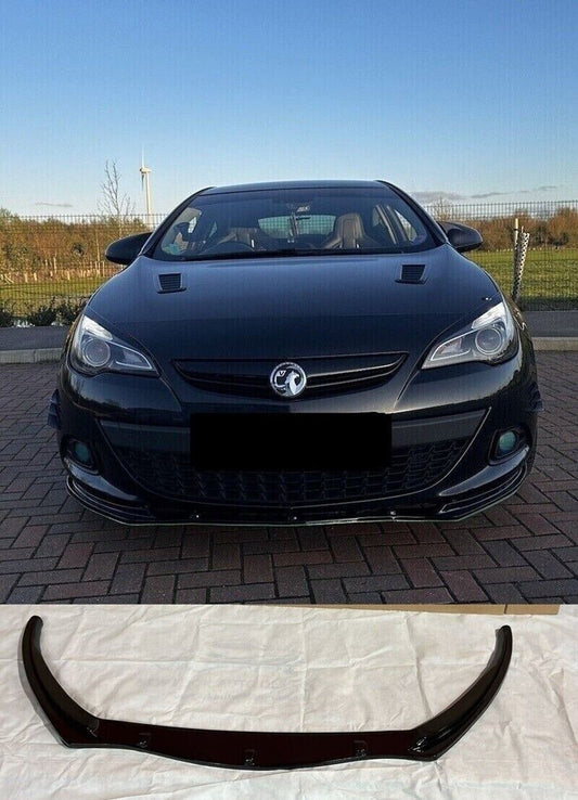 Lower Front Black ABS Splitter For VAUXHALL ASTRA J K H